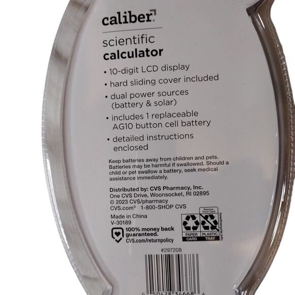 Calculator Caliber Scientific Calculator 10-Digit LCD Display 240 Functions - Picture 2 of 5